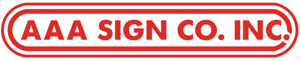 aaa sign big logo