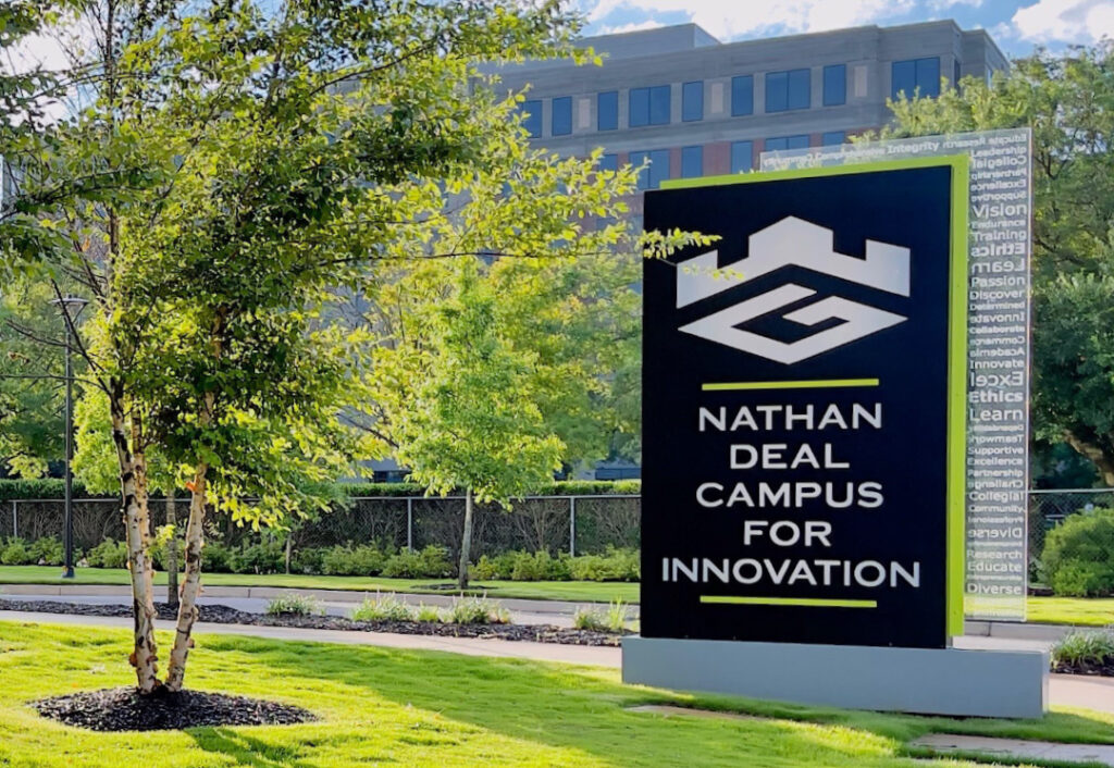 nathan deal campus sign